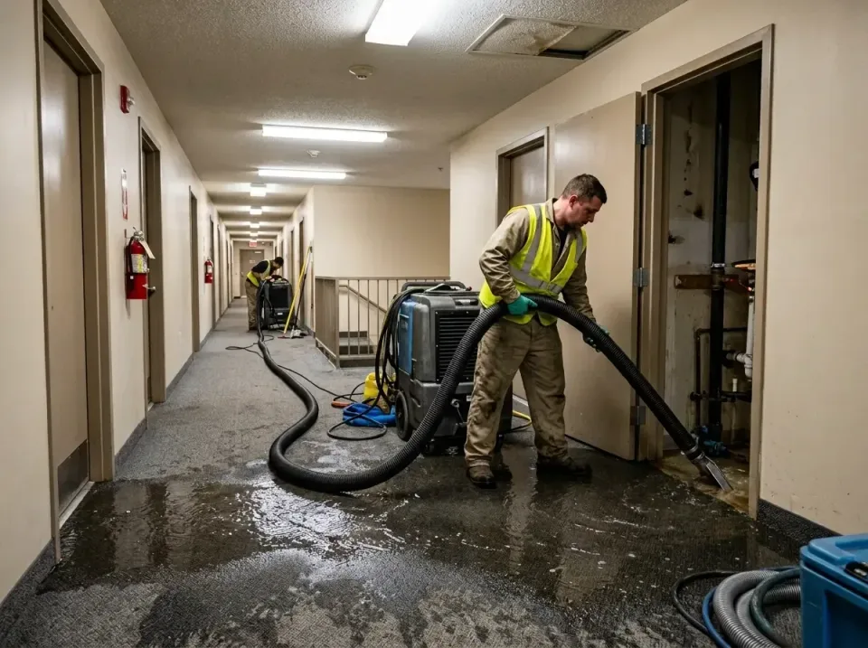 multi-unit-apartment-hallway-f-005 — frequently asked questions, Emergency Burst Pipe Water Extraction & Removal in Cloverle…
